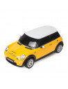 Masina Cu Telecomanda Minicooper Galben Cu Scara 1 La
