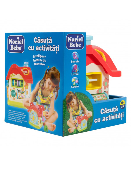 Casuta Cu Activitati, Jucarie Bebelusi Noriel,NOR6210