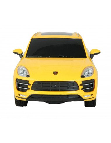 Masina Cu Telecomanda Porsche Macan Turbo Galben Cu Scara 1 La