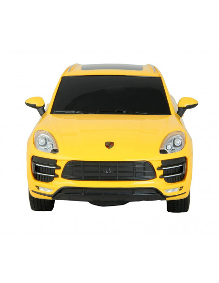 Masina Cu Telecomanda Porsche Macan Turbo Galben Cu Scara 1 La