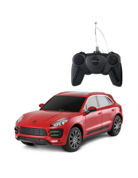 Masina Cu Telecomanda Porsche Macan Turbo Rosu Cu Scara 1 La