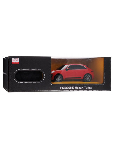 Masina Cu Telecomanda Porsche Macan Turbo Rosu Cu Scara 1 La