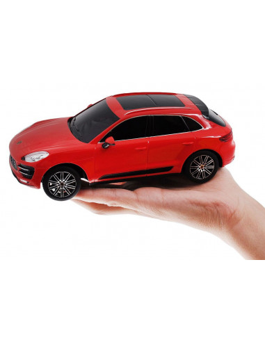 Masina Cu Telecomanda Porsche Macan Turbo Rosu Cu Scara 1 La