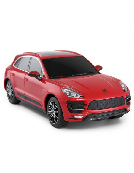 Masina Cu Telecomanda Porsche Macan Turbo Rosu Cu Scara 1 La