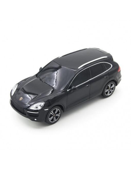 Masina Cu Telecomanda Porsche Cayenne Turbo Negru Cu Scara 1 La