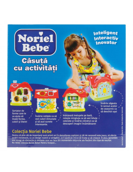 Casuta Cu Activitati, Jucarie Bebelusi Noriel,NOR6210