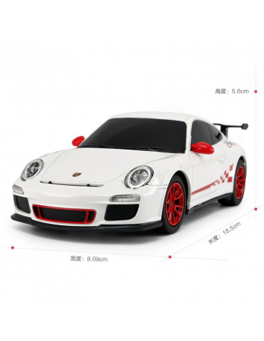 Masina Cu Telecomanda Porsche Gt3 Rs Alb Cu Scara 1 La