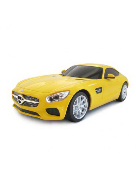 Masina Cu Telecomanda Mercedes Amg Gt Galben Cu Scara 1 La
