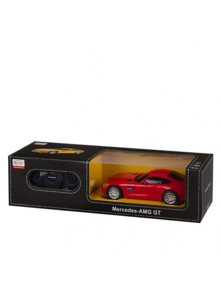 Masina Cu Telecomanda Mercedes Amg Gt Rosu Cu Scara 1 La