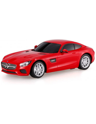 Masina Cu Telecomanda Mercedes Amg Gt Rosu Cu Scara 1 La