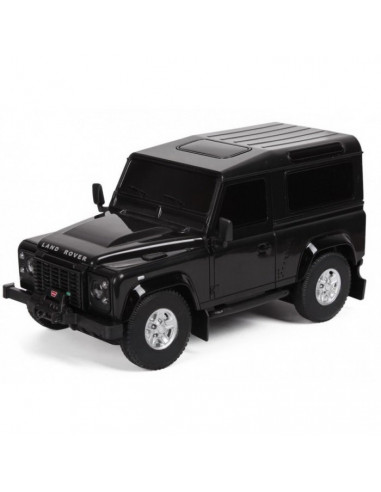 Masina Cu Telecomanda Land Rover Defender Negru Cu Scara 1 La