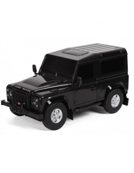 Masina Cu Telecomanda Land Rover Defender Negru Cu Scara 1 La