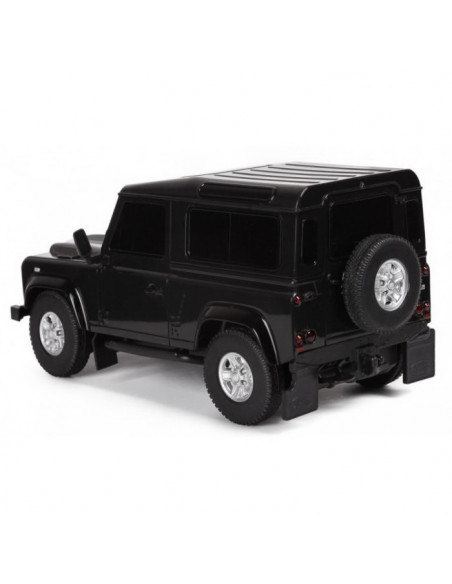 Masina Cu Telecomanda Land Rover Defender Negru Cu Scara 1 La