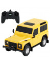 Masina Cu Telecomanda Land Rover Defender Galben Cu Scara 1 La