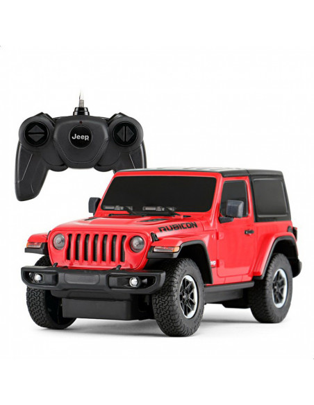 Masina Cu Telecomanda Jeep Wrangler Rubicon Visiniu Cu Scara 1