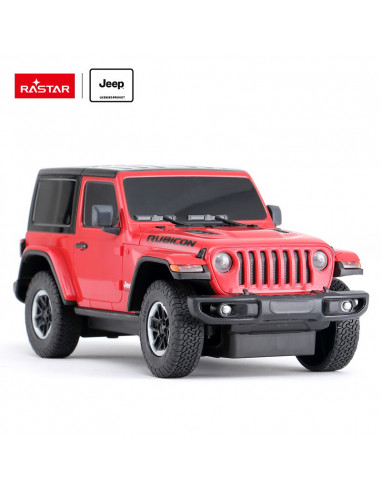 Masina Cu Telecomanda Jeep Wrangler Rubicon Visiniu Cu Scara 1