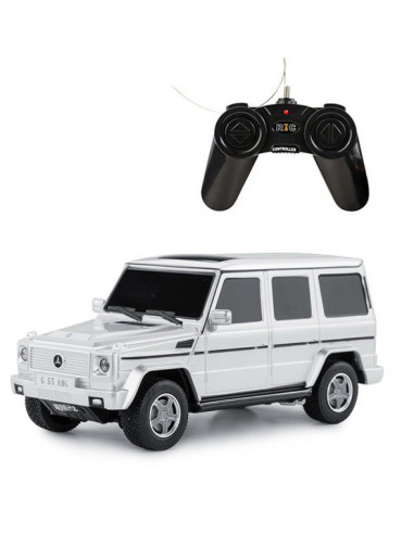 Masina Cu Telecomanda Mercedes-benz G55 Gri Cu Scara 1 La