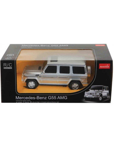 Masina Cu Telecomanda Mercedes-benz G55 Gri Cu Scara 1 La