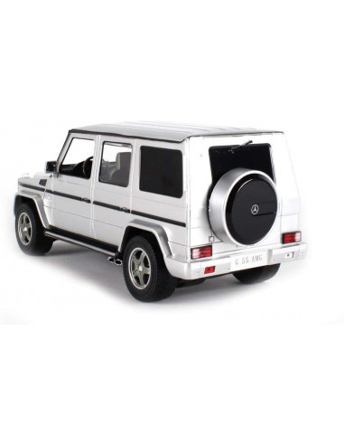 Masina Cu Telecomanda Mercedes-benz G55 Gri Cu Scara 1 La