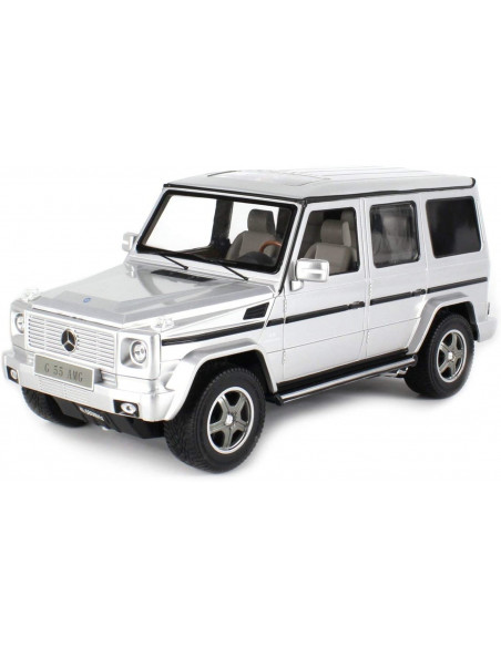 Masina Cu Telecomanda Mercedes-benz G55 Gri Cu Scara 1 La