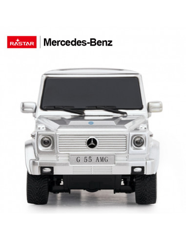 Masina Cu Telecomanda Mercedes-benz G55 Gri Cu Scara 1 La
