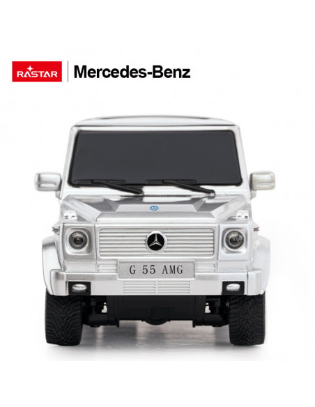 Masina Cu Telecomanda Mercedes-benz G55 Gri Cu Scara 1 La