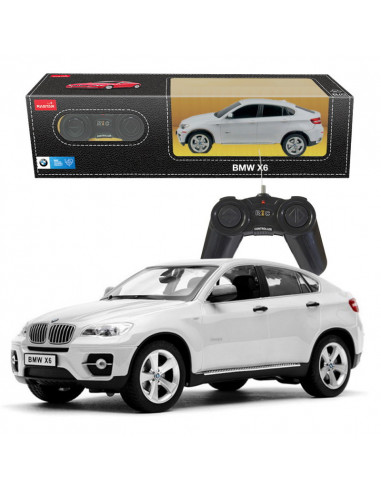 Masina Cu Telecomanda Bmw X6 Alb Cu Scara 1 La 24,Ras31700_Alb