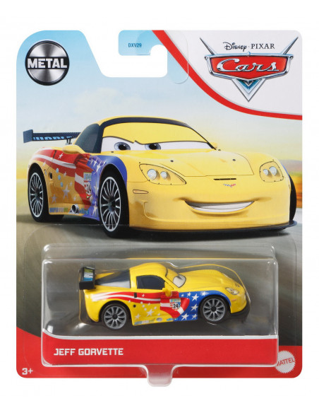 Masinuta Metalica Cars3 Personajul Jeff Gorvette,MTDXV29_GBY03