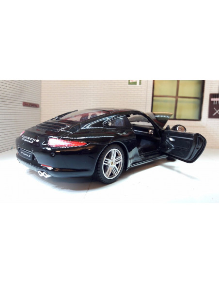 Masinuta Metalica Porsche 911 Negru Scara 1 La 24,Ras56200_Negru
