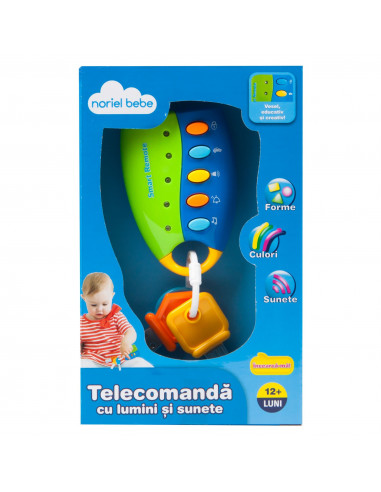 Telecomanda Cu Lumini Si Sunete, Jucarie Bebelusi
