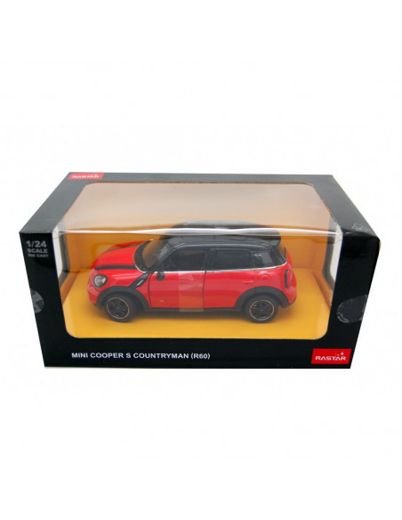 Masinuta Metalica Minicooper Rosu Scara 1 La 24,Ras56400_Rosu