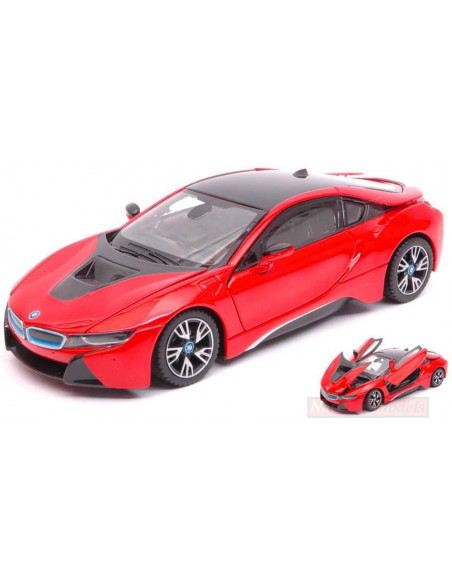 Masinuta Metalica Bmw I8 Rosu Scara 1 La 24,Ras56500_Rosu