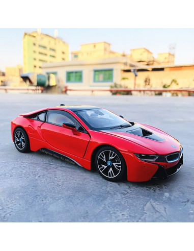 Masinuta Metalica Bmw I8 Rosu Scara 1 La 24,Ras56500_Rosu