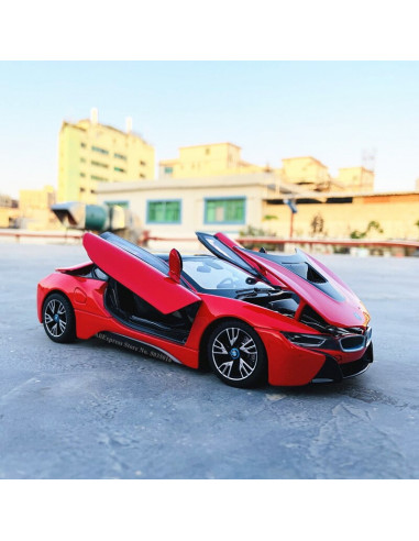 Masinuta Metalica Bmw I8 Rosu Scara 1 La 24,Ras56500_Rosu
