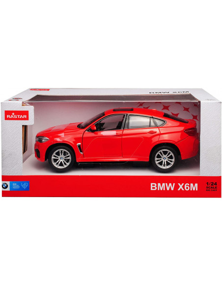 Masinuta Metalica Bmw X6m Rosu Scara 1 La 24,Ras56600_Rosu