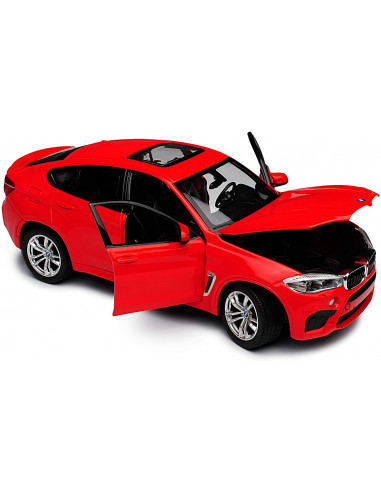 Masinuta Metalica Bmw X6m Rosu Scara 1 La 24,Ras56600_Rosu