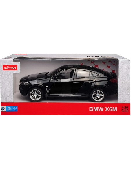 Masinuta Metalica Bmw X6m Negru Scara 1 La 24,Ras56600_Negru