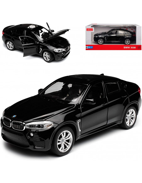Masinuta Metalica Bmw X6m Negru Scara 1 La 24,Ras56600_Negru
