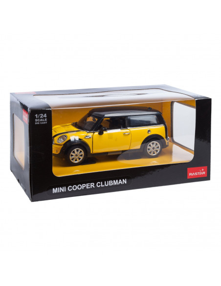 Masinuta Metalica Mini Cooper Clubman Galben Scara 1 La
