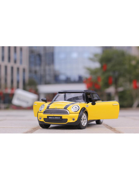 Masinuta Metalica Mini Cooper Clubman Galben Scara 1 La