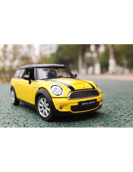 Masinuta Metalica Mini Cooper Clubman Galben Scara 1 La