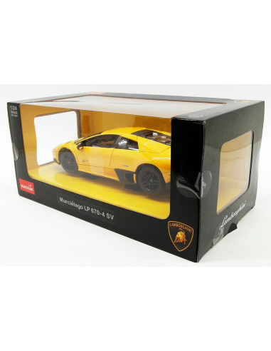 Masinuta Metalica Lamborghini Murcielago Lp670-4 Galben Scara 1