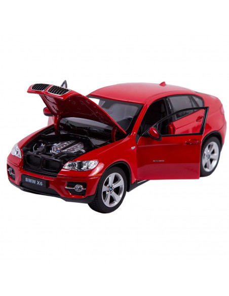 Masinuta Metalica Bmw X6 Rosu Scara 1 La 24,Ras41500_Rosu