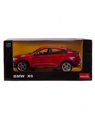 Masinuta Metalica Bmw X6 Rosu Scara 1 La 24,Ras41500_Rosu
