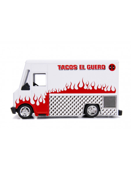 Masinuta Metalica Food Truck A Lui Deadpool Scara 1 La