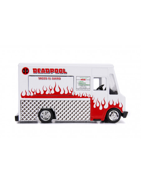 Masinuta Metalica Food Truck A Lui Deadpool Scara 1 La