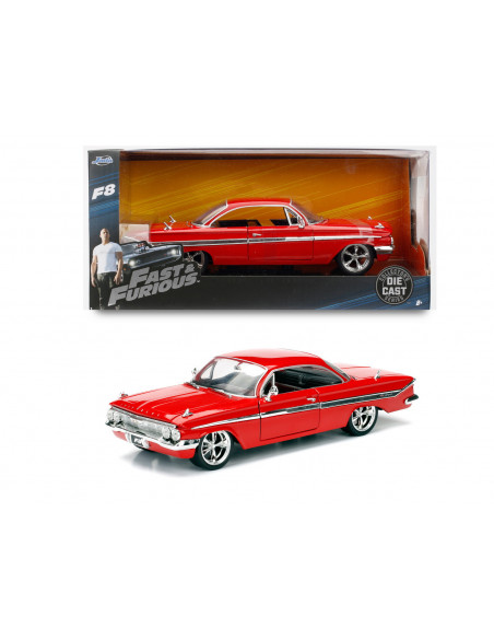 Masinuta Metalica Fast And Furious 1961 Chevy Impala Scara 1 La
