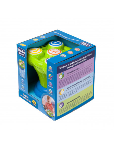 Tobita Cu Activitati, Bilingv, Jucarie Bebelusi Noriel,Uniq6401