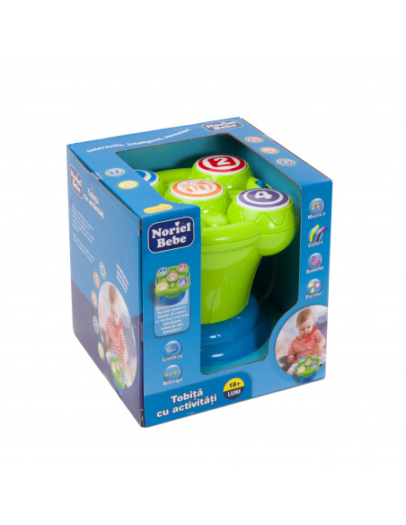 Tobita Cu Activitati, Bilingv, Jucarie Bebelusi Noriel,Uniq6401