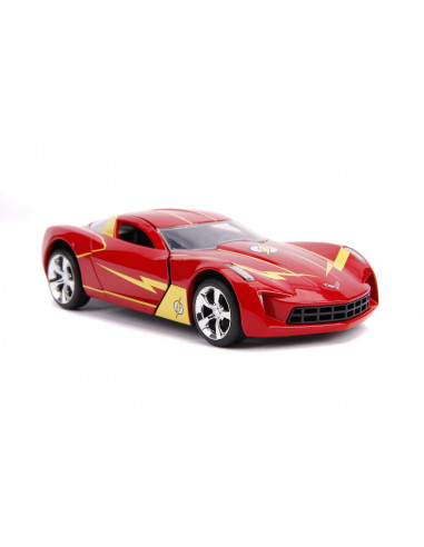 Masinuta Metalica Flash 2009 Chevy Corvette Scara 1 La